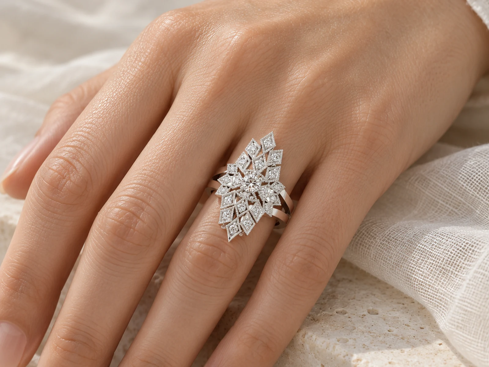 on hand model